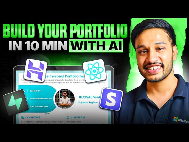 Build a STUNNING Portfolio Website Using AI in 10 Minutes (No Code)