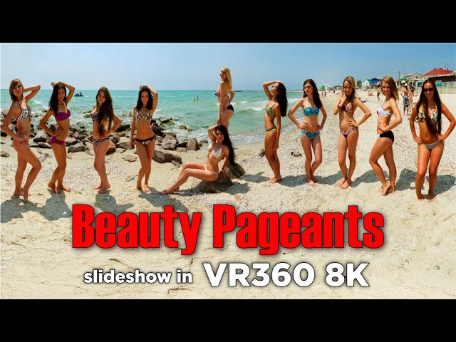 VR360. Miss Bikini and South Queen beauty pageants panoramic slideshow