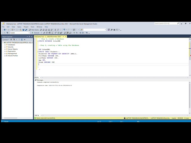 SQL Server Tutorial for Beginners | Create Database, Table & View Data (Step-by-Step)