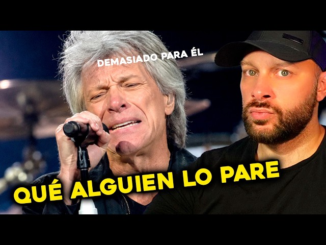 Bon Jovi NO PUEDE con su VOZ