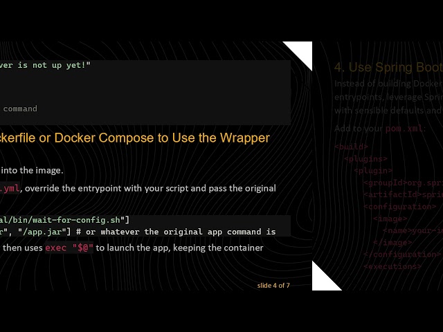 How to Keep a Spring Boot Docker Container Running After a Bash Script Using docker-compose