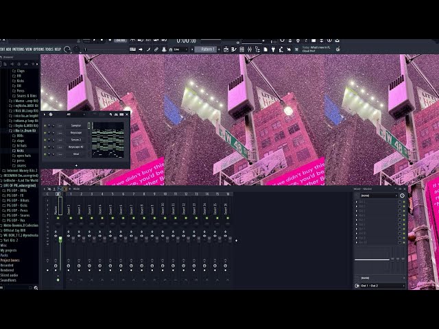 Making beats for up-and-coming artists