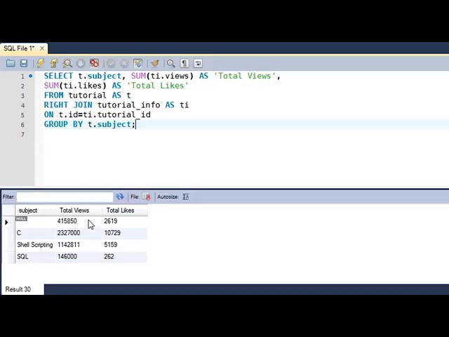 SQL Tutorial   32  Right Outer JOIN