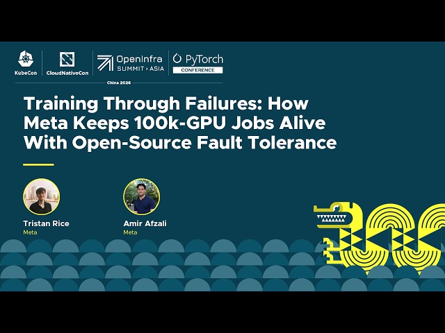 Training Through Failures: How Meta Keeps 100k-GPU Jobs Alive with... Tristan Rice & Amir Afzali