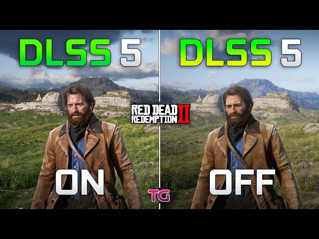 DLSS 5 Neural Rendering : ON vs OFF in Red Dead Redemption 2 | Graphics & FPS Comparison