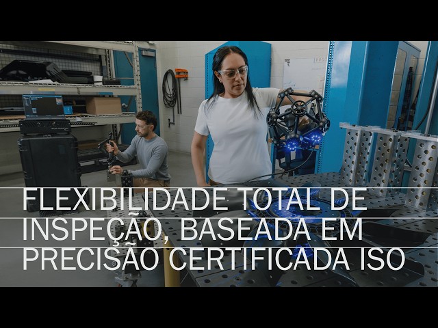 MetraSCAN 3D | Scanner 3D flexível 3-em-1 para inspeção industrial