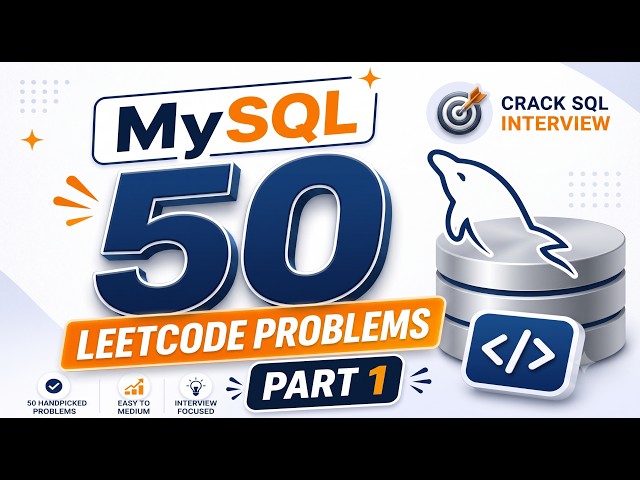 LeetCode SQL 50 Sheet | Solve First 10 SQL Problems | MySQL Interview Questions | Part 1