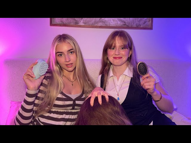 Real Person ASMR | Back Massage, Scalp Check & Scratching