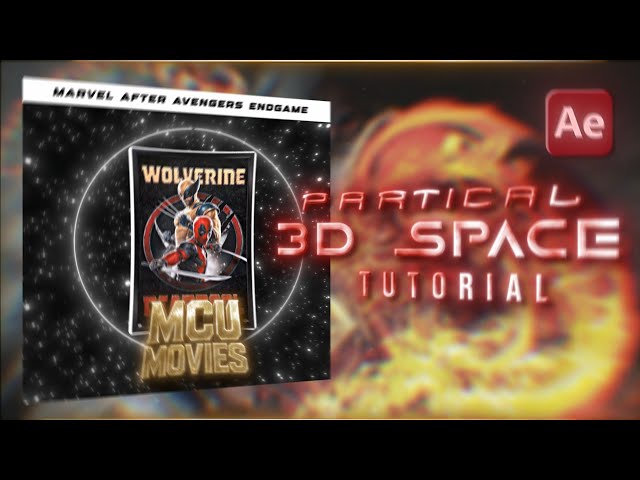 3D particle space Transition Tutorial 🌠| After effects | Tutorial for after effects #aftereffects