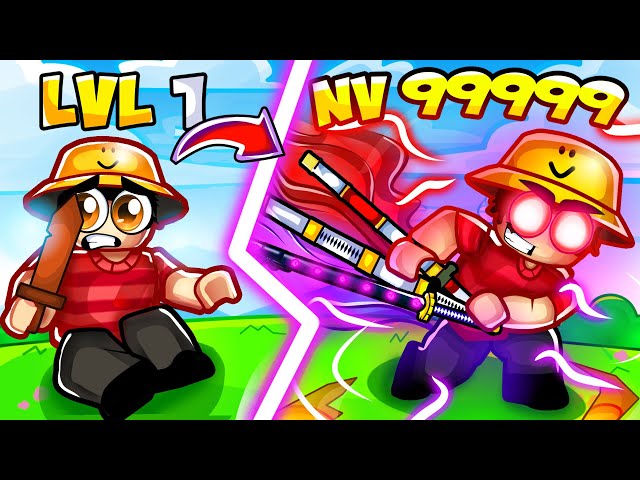 NOOB to *TRUE TRIPLE KATANA* MAX LEVEL in BLOX FRUITS (in one video)