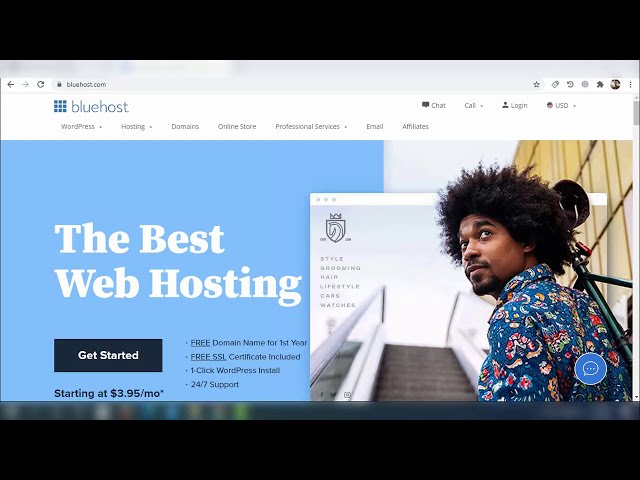 Redirects a domain to another from Bluehost Hosting account