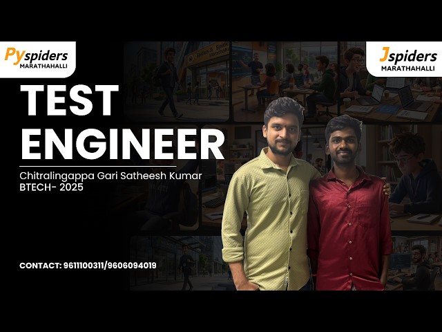 My Placement journey as a Trainee from QSpiders Marathahalli