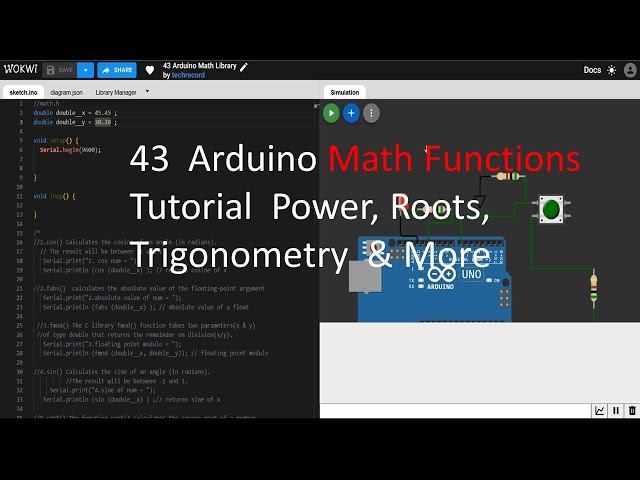 43  Arduino Math Functions Tutorial  Power, Roots, Trigonometry  & More