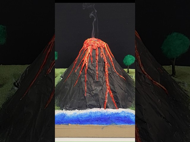 Volcano working model for school project | Science project for school #volcano  #scienceproject