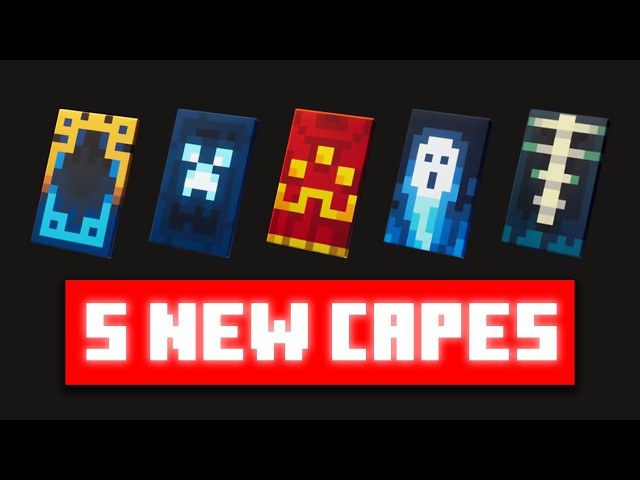 5 NEW Minecraft Capes, How To Get ALL | 2 for Java & Bedrock Edition