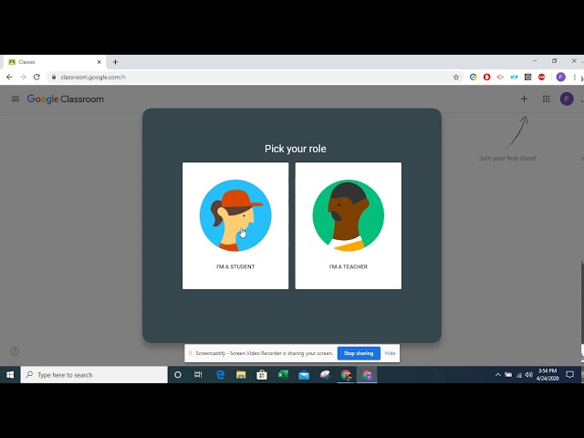 Student login to google classroom- Make sure you have the NEW classroom code for 2020-2021