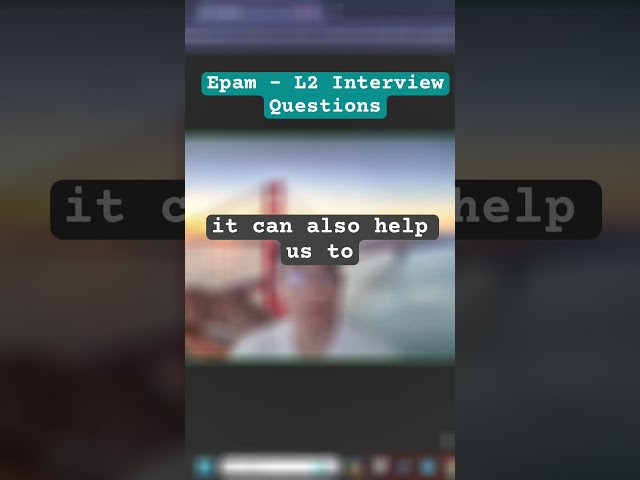 Java Interview Prep: EPAM 2nd Round Questions Explained! #shorts #javainterviewquestions #epam