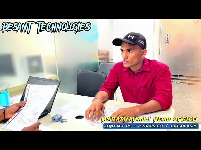 Congrats Nandha Kishore Got Placed as a Data Engineer 3.5LPA  Besant Technologies Marathahalli