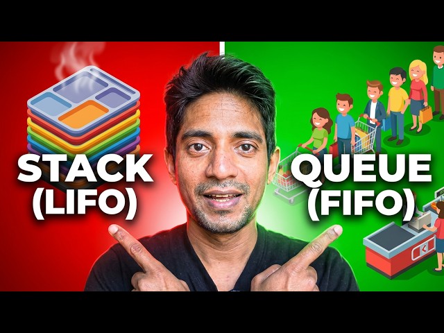 Stack & Queue: ব্রাউজার ব্যাক বাটন ও সুপারমার্কেটের লাইনের লজিক শিখুন! (DSA Series #04)