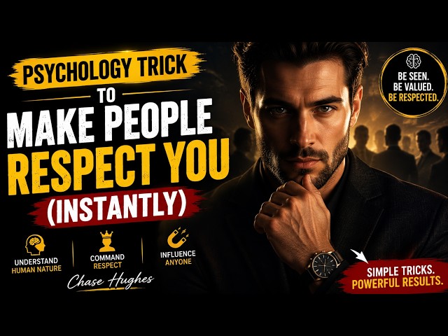 Psychology Trick to Make People Respect You (Instantly) | chase hughes