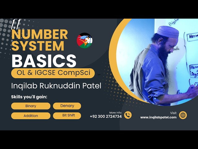 1.1 Binary-Denary Addition Bit Shift IGCSE & O Level Computer Science by Inqilab Patelit