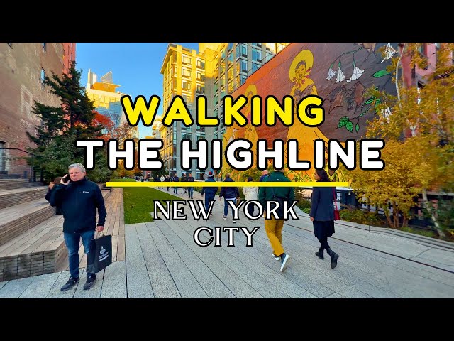 WALKING THE HIGH LINE IN MANHATTAN | NYC’s Elevated Urban Park Tour