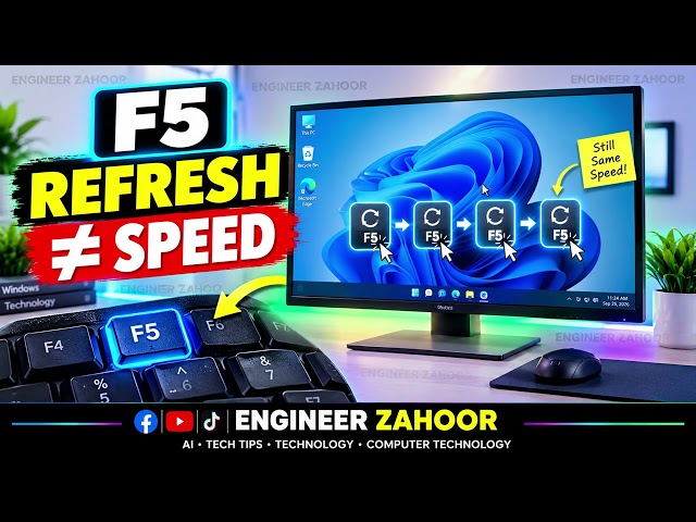 Kya Aap Bhi Computer Ko F5 Se Refresh Karte Hain 😱  Actual Refresh Trick