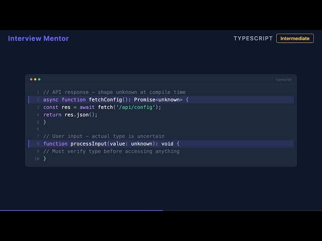 unknown vs any in TypeScript — When to Use Each