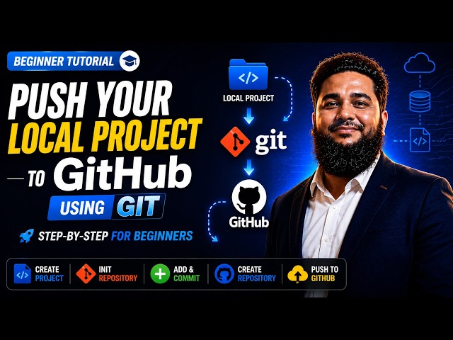 Push Your Local Project to GitHub Using Git | Beginner Tutorial 2026 | Hindi | Urdu