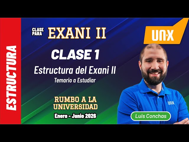 EXANI II - Clase 1 - Estructura del examen y qué estudiar.  // UV - UANL - UAEMex - UAEH - UAA