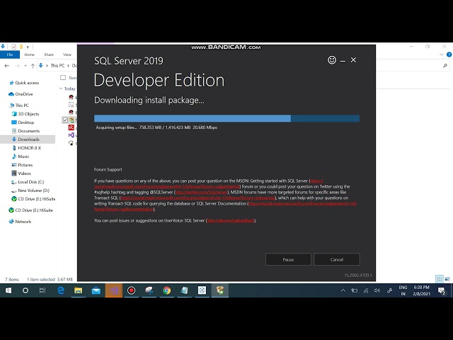1 SQL SERVER DB Engine Installation