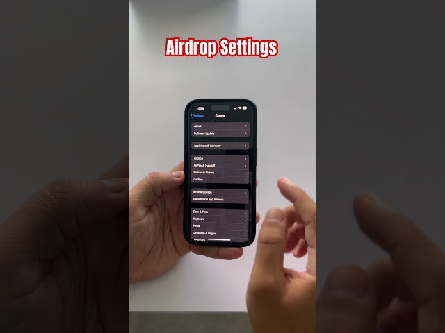 Access your airdrop setting Quick & Easy #shorts #fypシ゚viral #fyp #airdrop