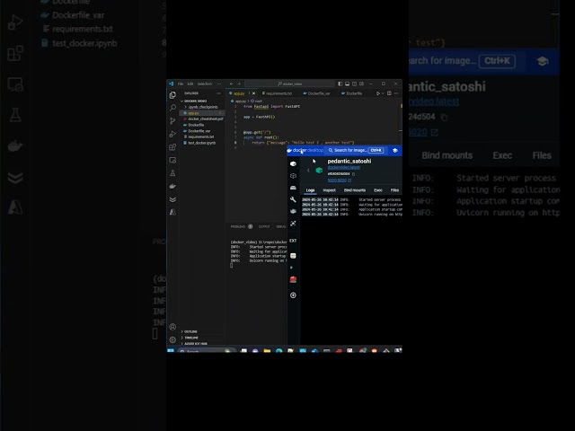 Run docker Image from command Line
