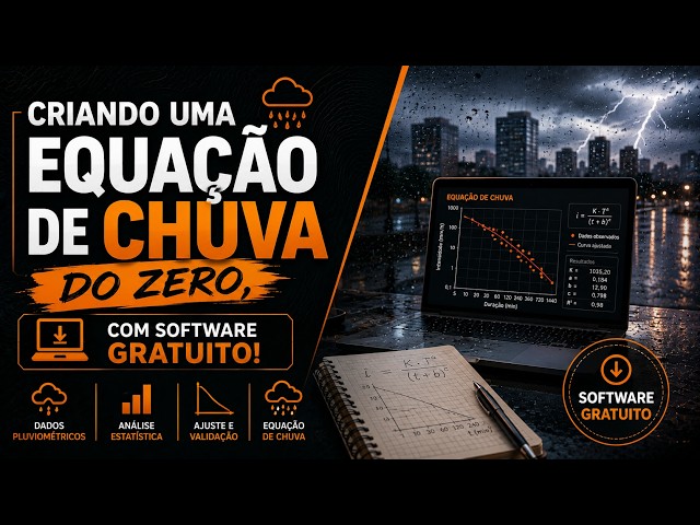 ¡Cómo crear una ecuación de lluvia desde CERO con software gratuito!