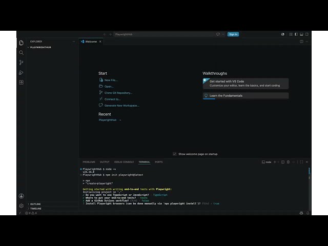Playwright Setup From Scratch | TypeScript + VS Code (2026)