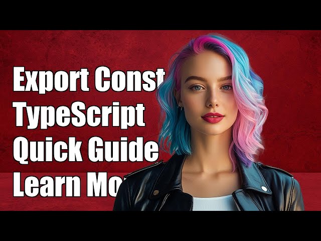 Understanding Export Default Const in TypeScript: A Complete Guide