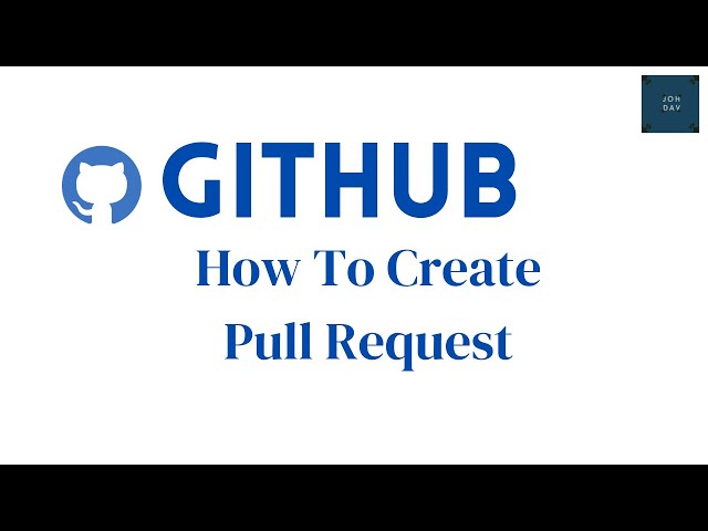 How to create a pull request in GitHub