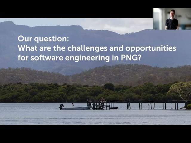 Sebastian Baltes: Challenges and opportunities for software engineering in Papua New Guinea.