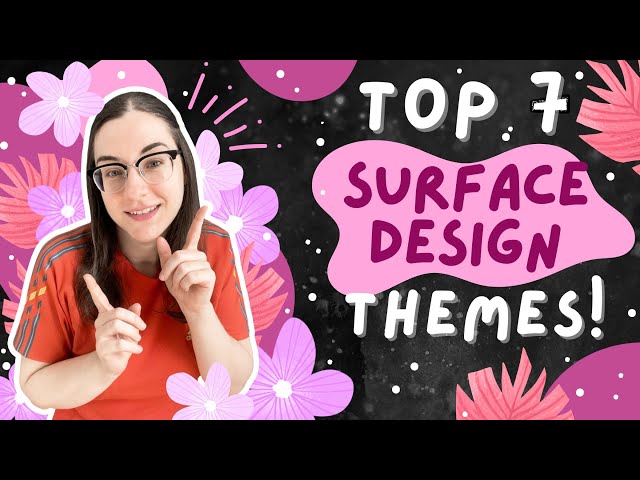 Best surface design topics! Building your surface design portfolio | Surface design themes