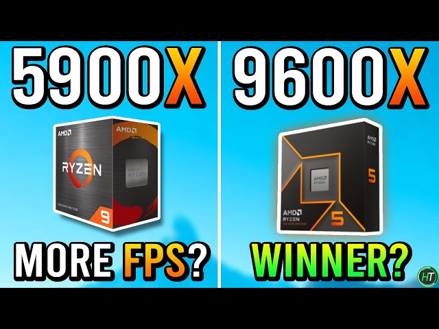 R9 5900X vs R5 9600X  -  More Cores Better?