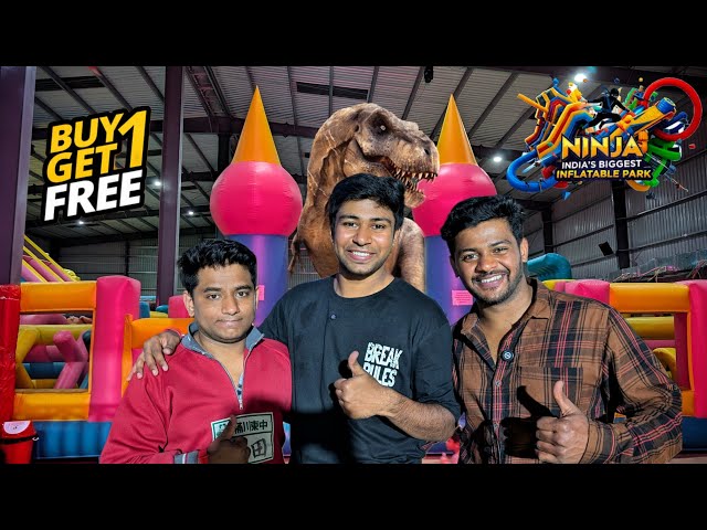 India's first biggest inflatable park in Bangalore | full detail video with super offers ❤️🎉