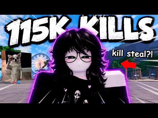 She Has 115K Kills Just From Kill Stealing 😭🙏 | TSB