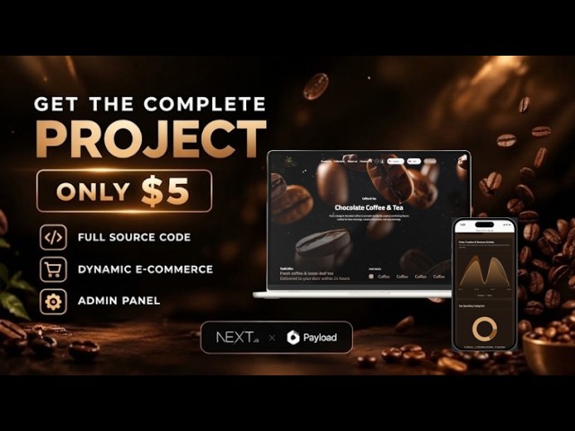Full Stack E-Commerce Website | Next.js + Payload CMS | Full Source Code for only $5 😱