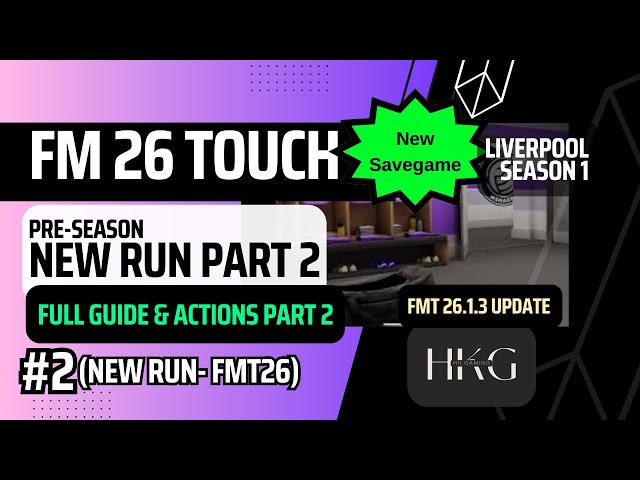 FM 26 Touch | Pre-Season | Liverpool 2025/26 | E2 | Apple Arcade | No Commentary