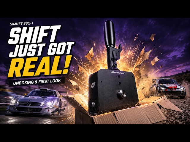 SimNet SSQ1 Sequential Shifter Unboxing | It Works with Fanatec!