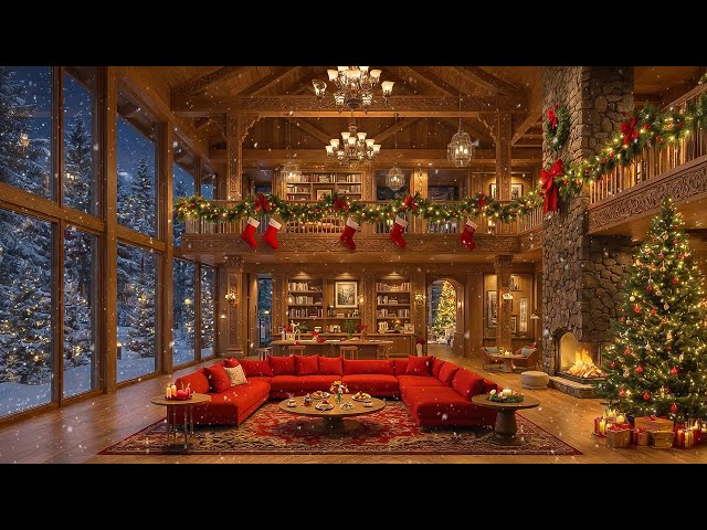 Peaceful Christmas Music with Fireplace Ambience 🎄Merry Christmas 2026🎅 Top Christmas Songs Playlist