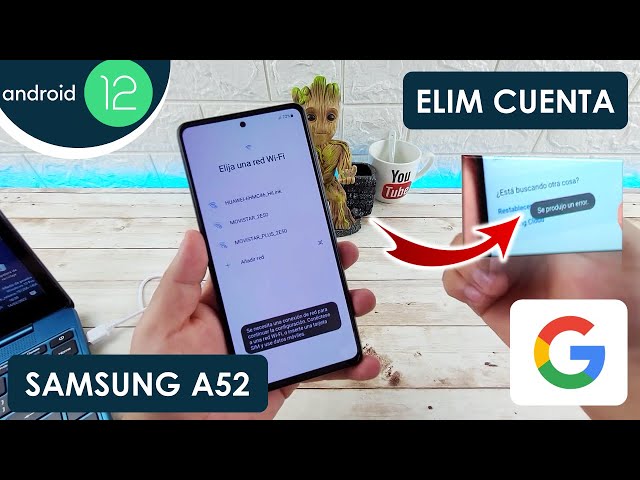 Remove Google Account from Samsung Galaxy A52 | Android 12