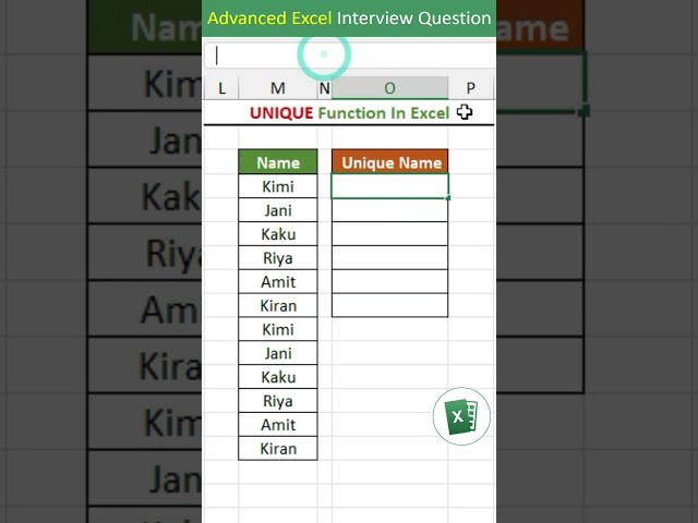 UNIQUE function in excel | UNIQUE formula in excel | Relative Reference In excel excel tips tricks