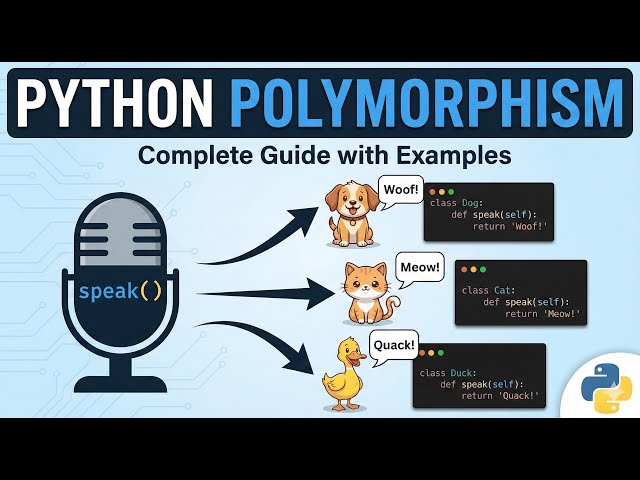 Python Polymorphism Explained | Complete Guide with Examples#Python #Programming #OOP