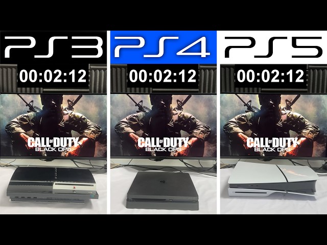 BLACK OPS 1 - PS5 vs PS4 vs PS3 | Graphics and Loading Times